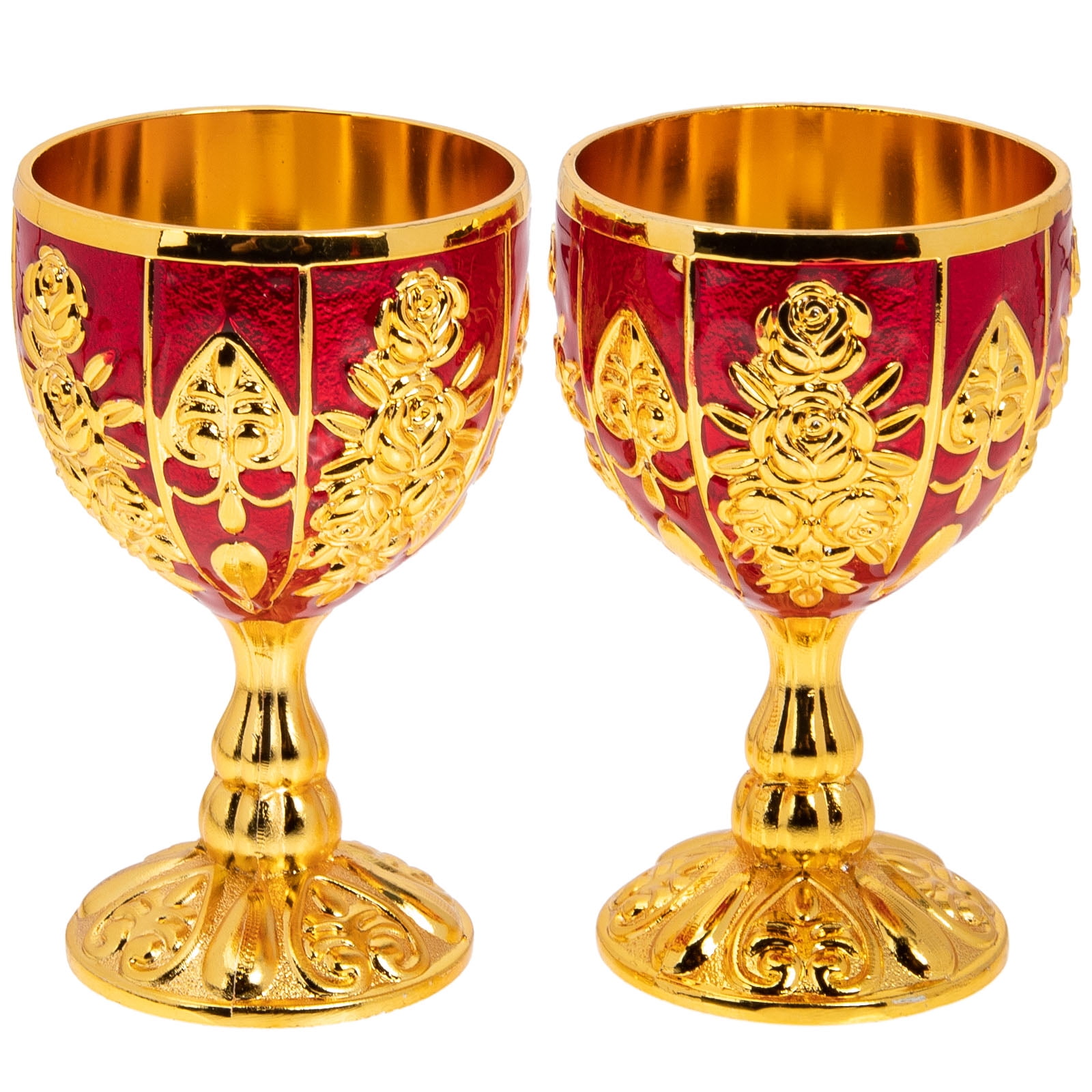 NUOLUX Cup Chalice Cups Goblet Glasses Royal Vintage Retro Goblets