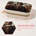 thumbnail image 5 of Columbus Day Velvet Portable Travel Organizer Box with Removable Compartment - Display Case Included - Ideal Gift, 5 of 7