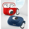 thumbnail image 2 of Case for AirPods Pro & Case for Airtag 2 in 1, 3D Silicone Protective Shockproof Tracker Case Cover Skin for Apple AirPods Pro & Airtag, 2 of 6