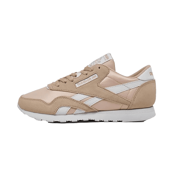 REEBOK WOMENS Classic Nylon WMNS "Beige/White" ID9877 from Stadium Goods