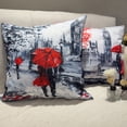 thumbnail image 5 of Easter Pillow Covers, 18x18 Easter Pillow Covers, Happy Easter Eggs Tree Bunny Rabbit Spring Flowers Decorative Throw Pillow Case Cushion Square for Sofa Couch Bed Office Car Home Decor, 5 of 6