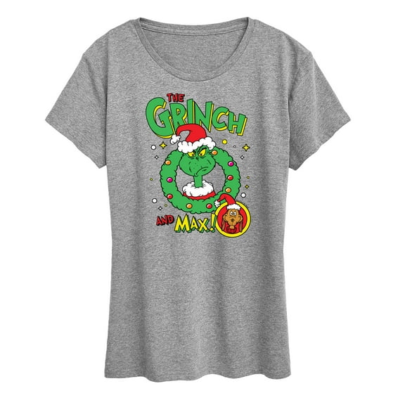 The Grinch - And Max - Women's Short Sleeve Graphic T-Shirt