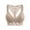 Beige, variant on BZGTZT Women's Sexy Racerback Floral Lace Bra Plus Size Wire Free Padded V Neck Lace Bralette Sports Crop Top Underwear