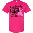 thumbnail image 3 of Inktastic Our Family Fights Together Breast Cancer Awareness T-Shirt, 3 of 5