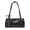 black, variant on Kawaii PU Polka Dot Boston Bag for Women, Zipper Closure Shoulder Handheld Underarm Bag for Daily Use (13.0" x 5.9" x 3.5", 0.77 lb)