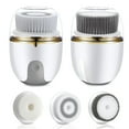 thumbnail image 2 of Mini Facial Cleansing Brush IPX5 Waterproof Electric Spin Facial Brush Rechargeable for Deep Cleansing with 3 Brush Heads,Skin Exfoliating ,Facing Brush for Shower and Bath Use, 2 of 9