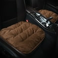 thumbnail image 4 of Usbinx Life Warm Plush Car Seat Cover Soft Front Rear Pad Cushion Winter Auto Protector Universal Fit Polyester Elasticity 52.40*18.91in 1 Pack, 4 of 7