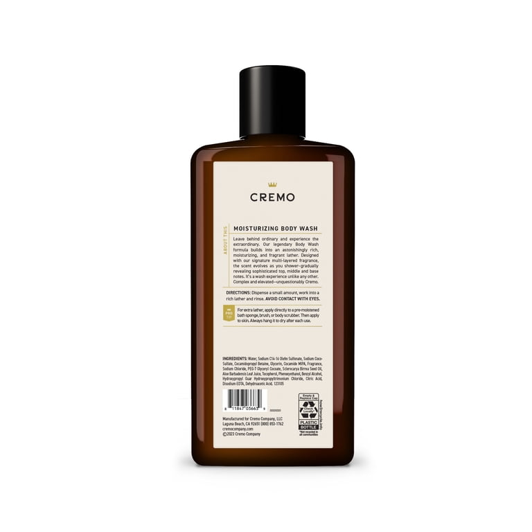 Cremo Italian Bergamot Body Wash for Men, 16 oz photo 7