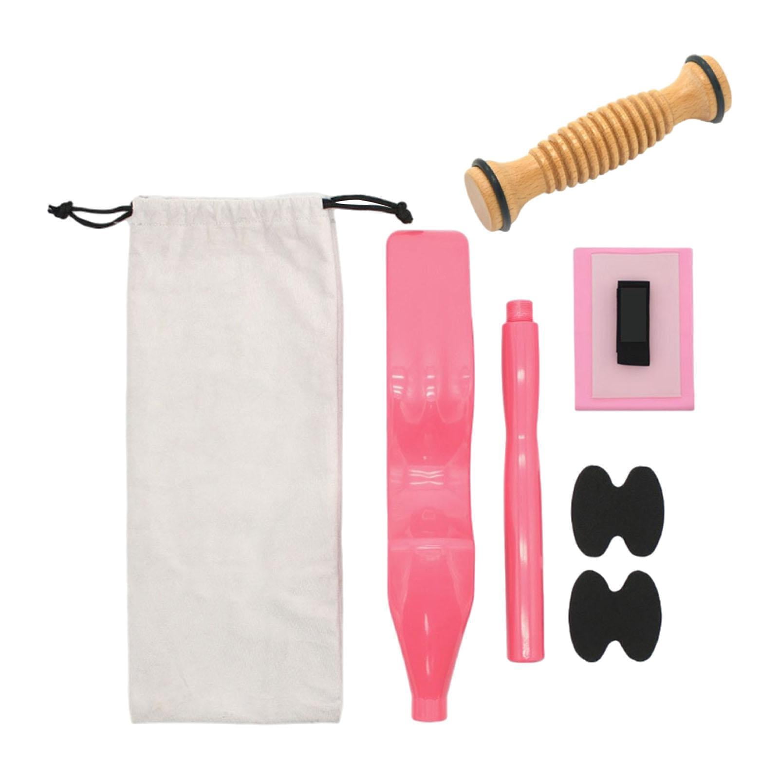 yotijay Ballet Foot Stretch Set Leg Strap Arch Enhancer for People Fitness Home Pink