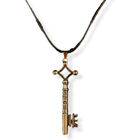 Attak On Titan Necklace With Key By Eren Jäger Anime Manga Merchandise Bronze