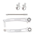 thumbnail image 1 of Eigraketly Pinza de freno para bicicleta V, accesorios modificados profesionales, tope de rueda de aleación de aluminio, Kit de frenado de brazo largo, Ciclismo Plata Eigraketly OD023869-03, 1 of 6