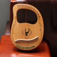 thumbnail image 1 of 16-String Legno Lira Arpa, In Legno di Strumento a Corda con Borsa per il trasporto, Messa a Punto 16 Corde Madera Hugo arpa lira 16 cuerdas, 1 of 10