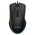 thumbnail image 1 of blackweb Wired RGB Illuminating and Programmable Gaming Mouse (Rich Black), 1 of 6