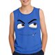 thumbnail image 2 of Camisolas de cuello redondo para niños pequeños y niños a la moda, lindas camisetas con estampado degradado, parte inferior suave sin mangas, camisetas para niñas, 2 of 6