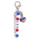 thumbnail image 2 of Acrylic Letter Beaded Keychain Pendant, 2 of 5