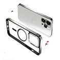 thumbnail image 6 of ELEHOLD Metal Case for iPhone 15 Pro Max 6.7 Inch,Rugged Stainless Steel Frame Transparent Clear Back Strong Magnetic Compatible with MagSafe Shockproof Protective Case for iPhone 15 Pro Max,Gold, 6 of 7