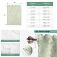 thumbnail image 6 of Sage Green Branches Balloon Curtains for Living Room/French Door, Vintage Art Farmhouse Tie Up Curtains 63 Inch Length Energy Saving Kitchen Curtains Shades for Windows 42"x63", 6 of 8