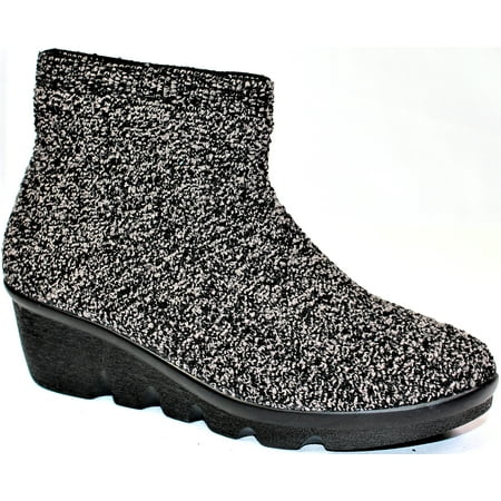 bernie mev high rise wedge boot