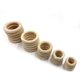 thumbnail image 3 of 40mm Juego de anillos de madera Natural Hemu para adornos navideños, conectores, fabricación de joyas, 3 of 5