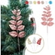 thumbnail image 3 of Nvzi Guirnalda de hojas artificiales para árbol de Navidad, decoración colgante para boda, color rojo, 3 of 5