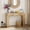 1.2m Michat Cracked Oak, variant on 47 Inch Long Console Table for Entryway, Slim Narrow Entrance Hall Table, Farmhouse Wood Sofa Table Behind Couch for Living Room Foyer, Rustic Natural