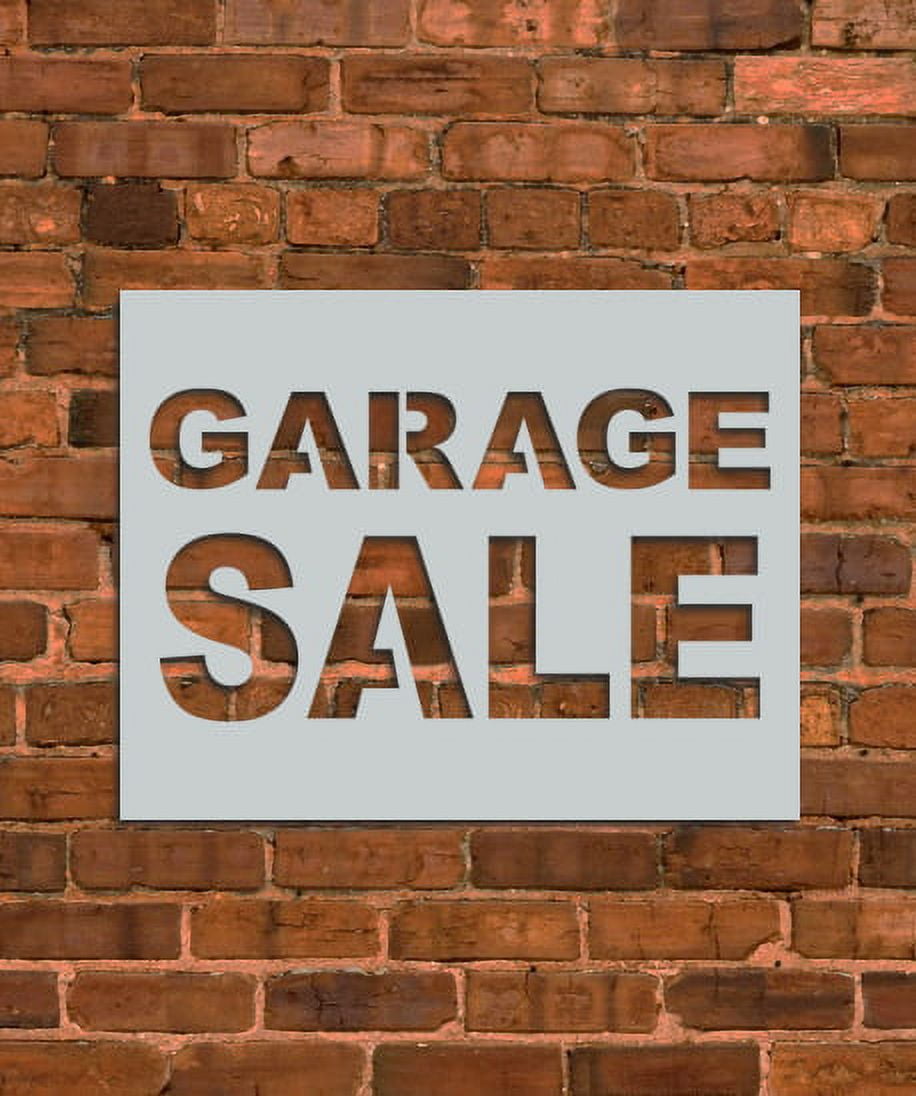 Garage Sale Sign Stencil - Walmart.com