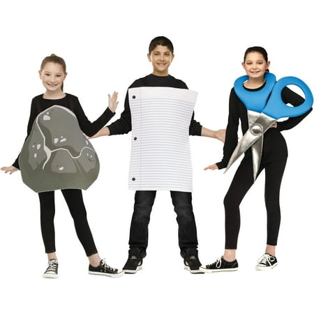 Rock Paper Scissor Child Halloween Costume