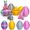 Multicolor a, variant on 3D Printed Eggs with Rabbit Inside,Funny Gifts Easter Basket Essentials,Surprise Gifts to Enhance the Festive Atmosphere, Unique Collectible Desktop Ornaments