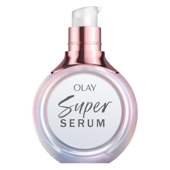 Olay Skin Care Super Serum 5-in-1 Lightweight Face Serum, Trial Size, 0.4 fl oz