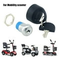 thumbnail image 6 of Fule Ignition Starter On Off Switch Lock with Easy Pull Key for Pride Victory Revo S66 S67 Go Go Elite Traveller Mobility Electric Scooter 4 Wheels Power Chairs 2 Position On Off Zinc Alloy Parts, 6 of 9