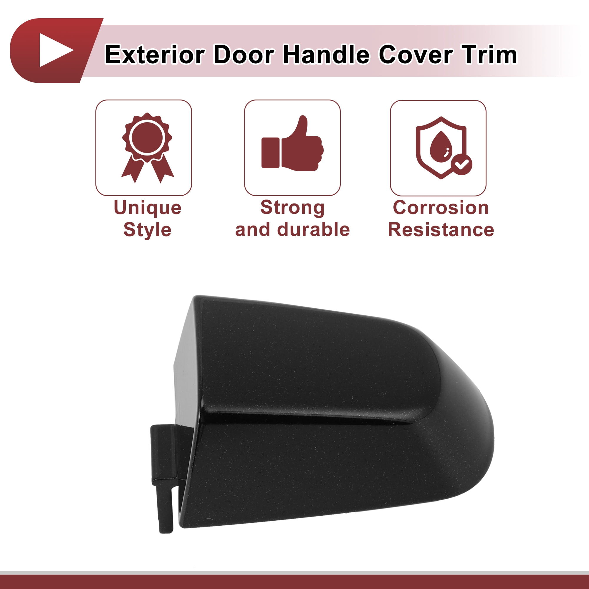 Unique Bargains Front Right Exterior Door Handle Cover for Chevrolet Traverse