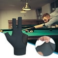 thumbnail image 4 of KGOTA Non-Slip Billiards Match Gloves Left/Right Hand Pool Cue Gloves Breathable Billiard Gloves 3 Fingers Pool Gloves  for Women Men, 4 of 9
