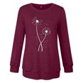 thumbnail image 3 of Mujer Verano Tallas grandes Casual Suelto Sólido Manga larga Tops Mujer Blusa Fridja czfsfas1824, 3 of 3
