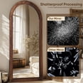thumbnail image 5 of Antok 71"x32" Arched Full Length Mirror with Stand, Standing Floor Mirror with Solid Wooden Frame Full Body Mirror, Vintage Walnut, 5 of 7