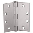 thumbnail image 6 of Design House 6-Pack 4.5" H x .625" Radius Square Butterfly Interior/Exterior Door Hinges, Satin Nickel, 6 of 12