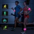 thumbnail image 4 of 4Pack LED Light Up Band Slap Bracelets Night Safety Wrist Band for Cycling Walking Running Concert Camping Outdoor, 4 of 6