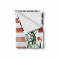 thumbnail image 2 of American Flag Soft Flannel Fleece Throw Blanket, NYC Collage with Famous Monuments Wall Street and Manhattan Urban Display, Cozy Plush for Indoor and Outdoor Use, 60" x 80", Multicolor, by Ambesonne, 2 of 6