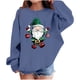 thumbnail image 2 of Blusas y camisas de manga larga con cuello redondo para niños Estampados navideños de manga larga Casual Suelto Forro polar para mayor calidez Sudadera con capucha de manga larga con cuello redondo pa, 2 of 4