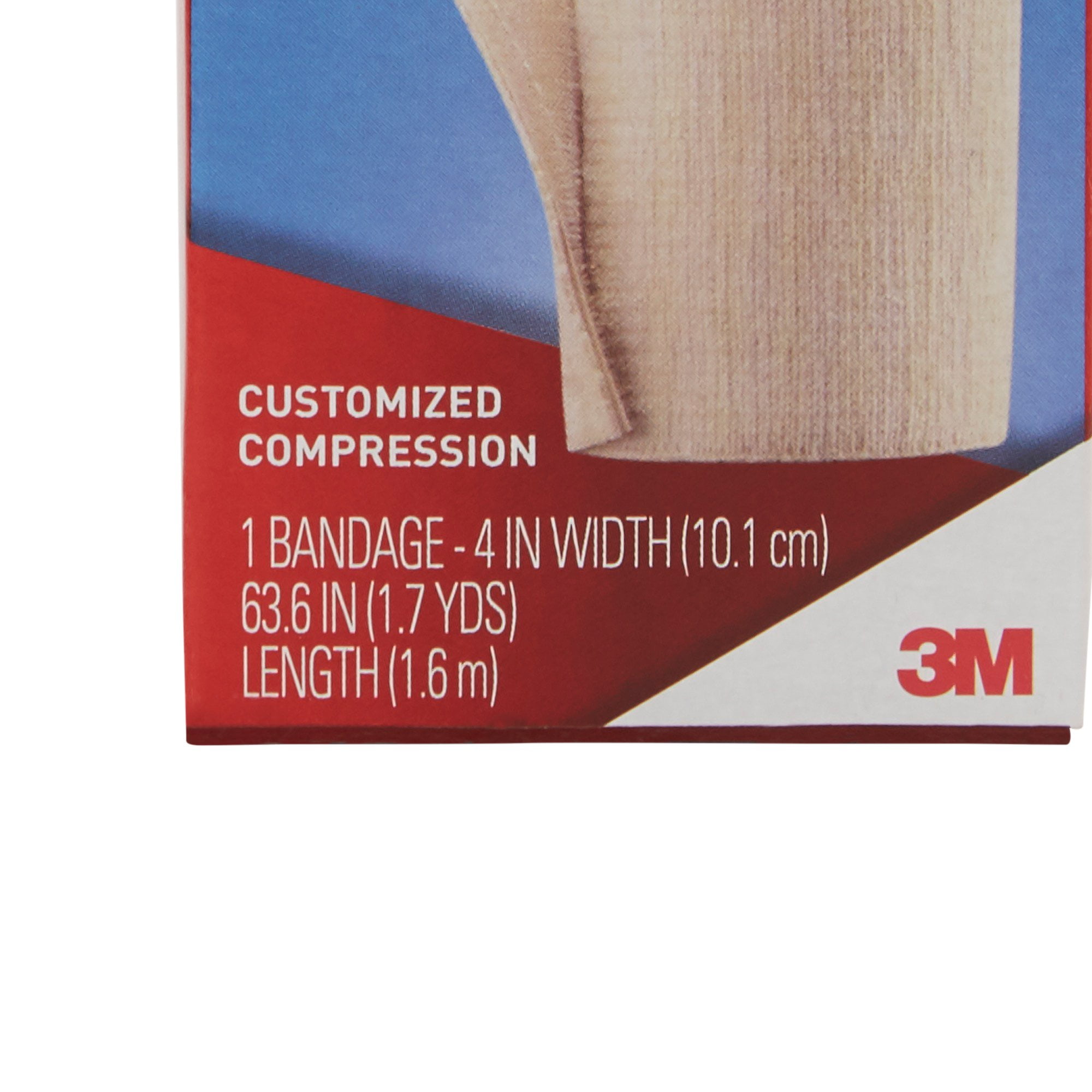 3M ACE Elastic Bandage Beige NonSterile 4 Inch X 5.3 Foot 72 Ct