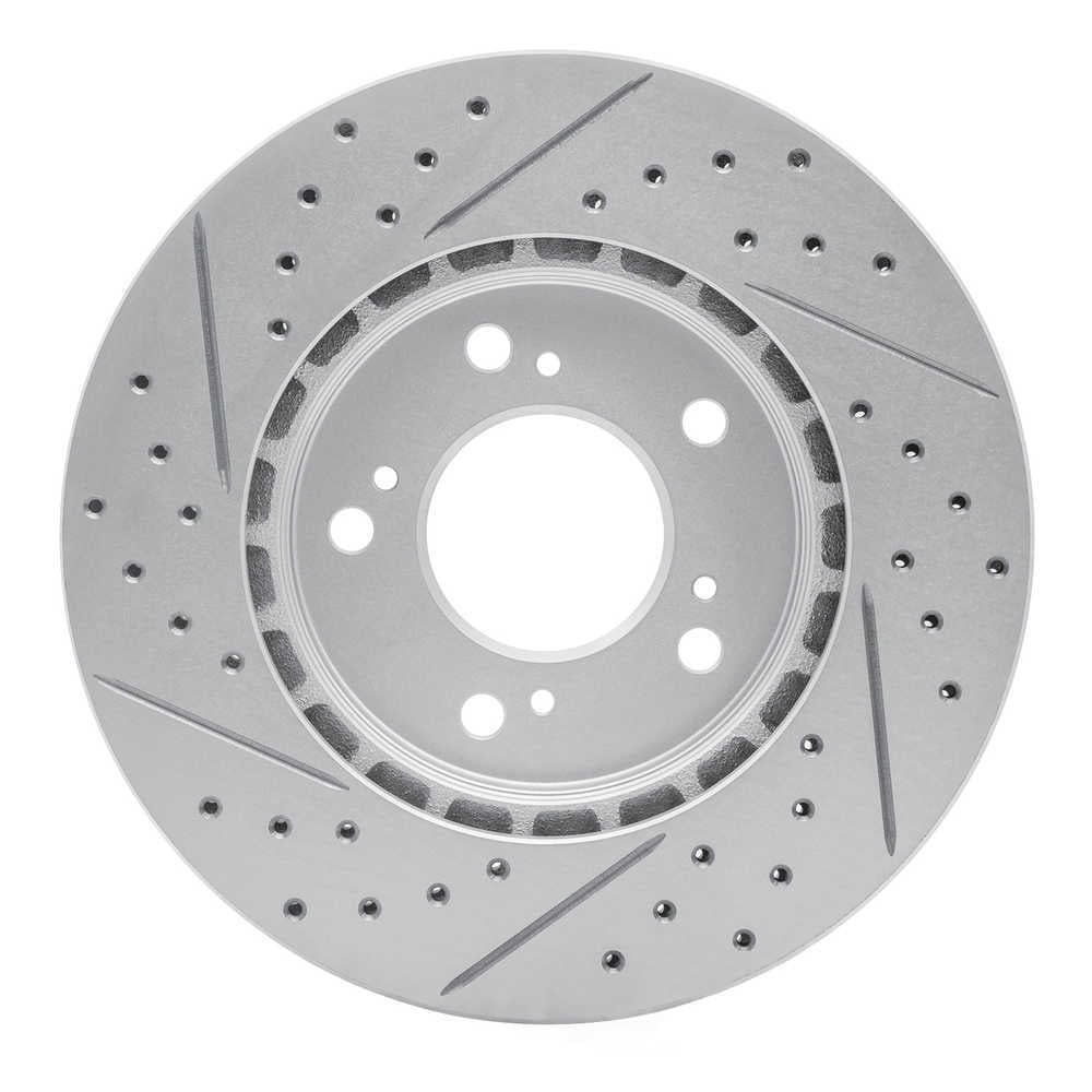 Dynamic Friction Company 830-58004R DFC Geoperformance Rotor - Drilled and Slotted