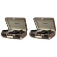 thumbnail image 1 of Crosley Cruiser Deluxe Portable Bluetooth Record Turntable, Tweed (2 Pack), 1 of 7