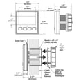 thumbnail image 2 of Blue Sea Systems 1850 M2 Vessel Systems Monitor, 2 of 3