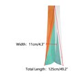thumbnail image 3 of INSPIRE CHIC Women Pleated Long Scarves, Solid Gradient Contrast Color Ribbon Hair Band Neck Scarves Four Colors-2 49.2"x4.3"(LxW), 3 of 5