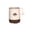 Beige-BG Home Decor, variant on karymi Outdoor Portable Coffee Cup with Hollowed Out Handle Food Grade Plastic Material Lightweight and Durable for Camping Picnic and Travel Vintage Style Design Gifts for Men
