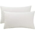thumbnail image 1 of Dinheiro Fundas de Almohada Decorativas, Juego de 2 Fundas de Almohada Lumbares de Pana Suave, Funda de cojín para decoración del hogar para sofá, Cama, sofá, Dormitorio, Coche, 1 of 5