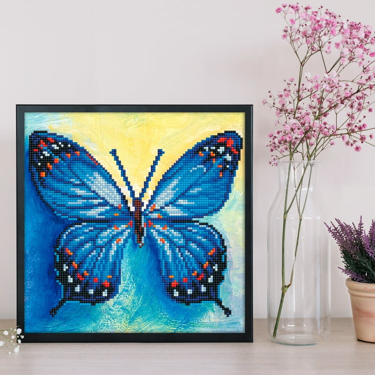 DIAMOND DOTZ® Butterfly Blues Special Edition Diamond Painting Kit 