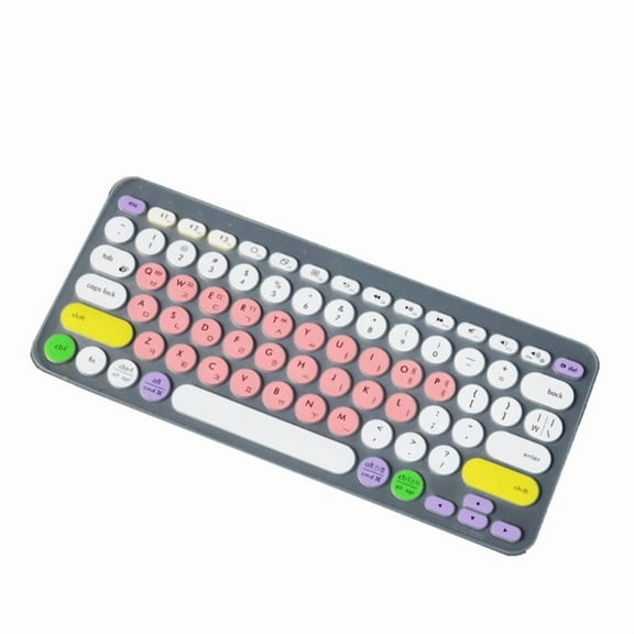 Korean Keyboard Cover for Logitech K380 and K480 Protects Against Dust and Spills with Silicone Material