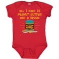 thumbnail image 3 of Inktastic Peanut Butter Spoon Boys or Girls Baby Bodysuit, 3 of 5
