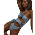 thumbnail image 2 of Traje de baño de una pieza para mujer Bikini 3D Traje de baño de mujer con flores tridimensionales, 2 of 5