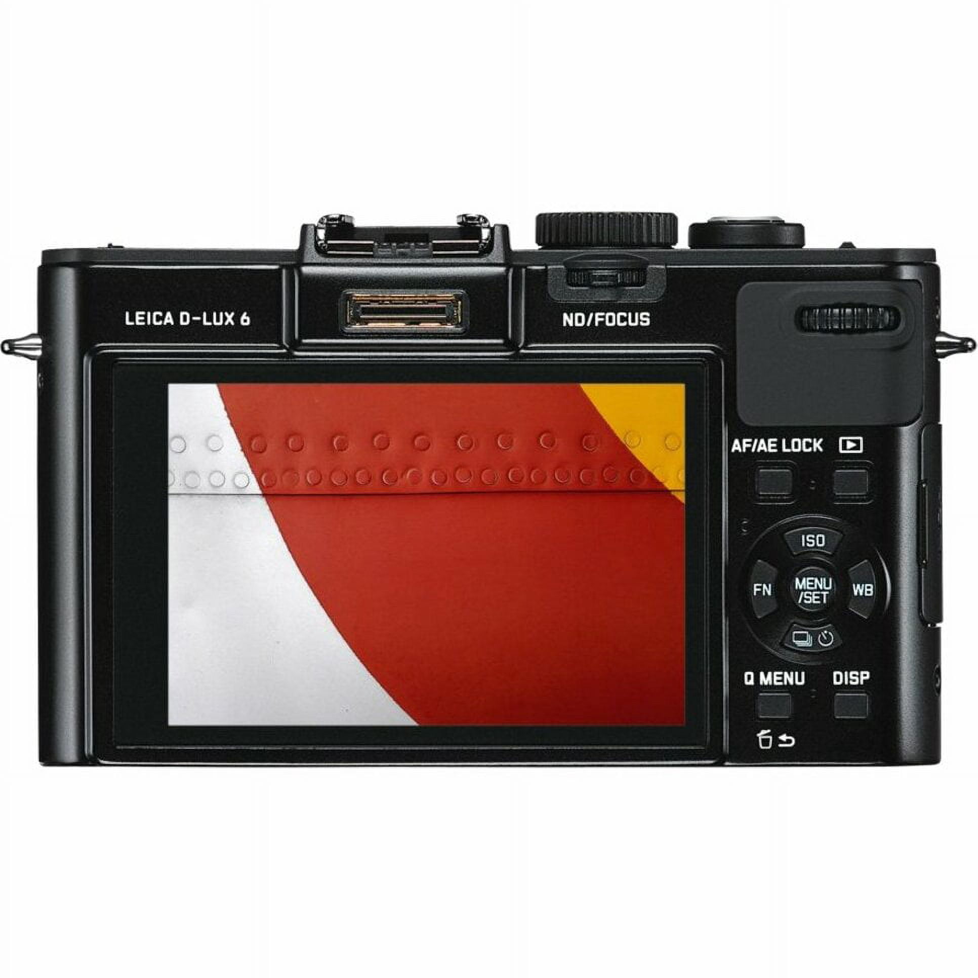 Leica D-Lux 6 10.1 Megapixel Compact Camera, Black - Walmart.com